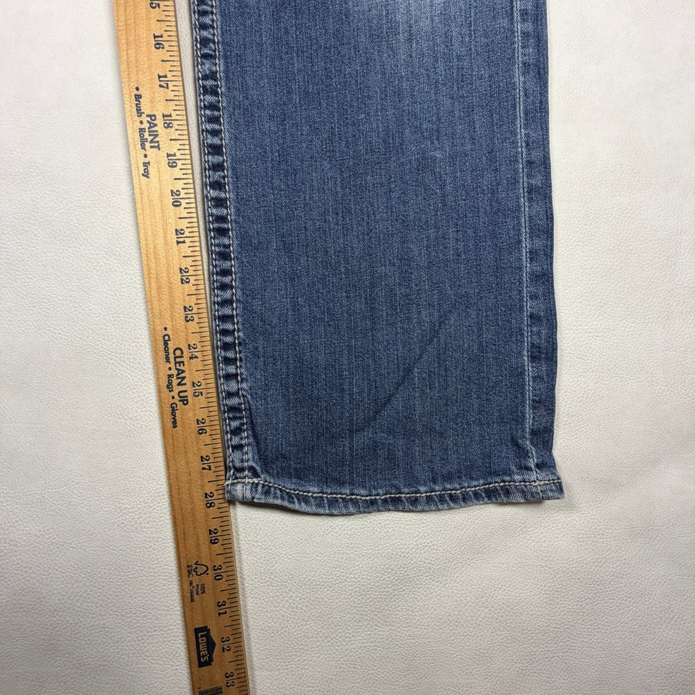 BKE Jake Mens Straight Leg Jeans Blue Medium Wash Stretch Denim 38S 38x28 - Picture 5 of 13